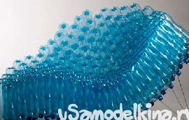 How to make a chair out of plastic bottles