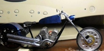 Modelo de moto casera