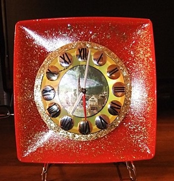 Namų laikrodis iš kompaktinio disko
