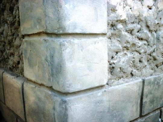 Nagyon szép cement dekoráció kerítés dekoráció