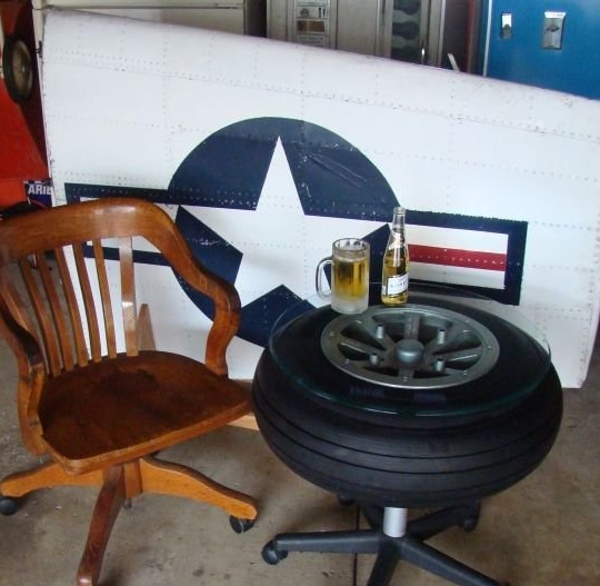 DIY wheel table