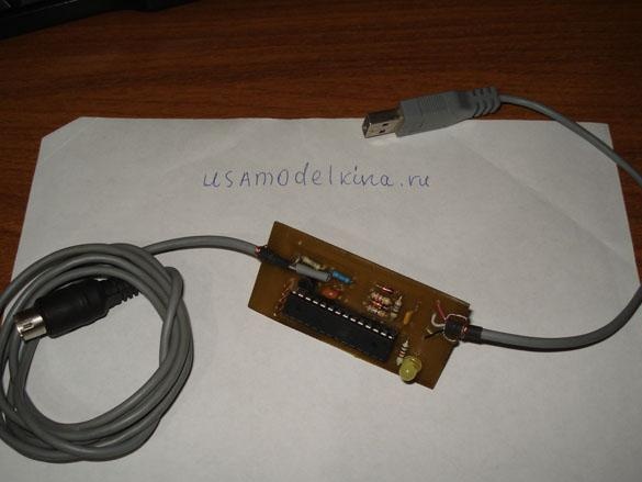 USB-adapteri simulaattorille ja RC-laitteille