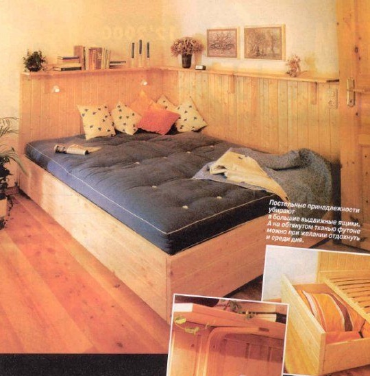 Säng med lådor - bekvämt och praktiskt