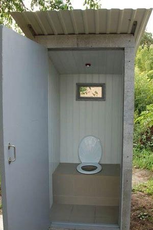 Çok gerekli ve çok basit - bir ülke tuvaleti!