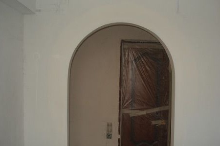 Drywall interior arch - an elegant solution