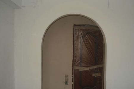 Arco interior de drywall - uma solução elegante