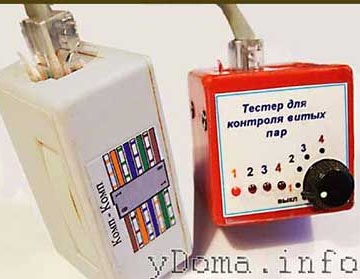 Twisted pair cable tester
