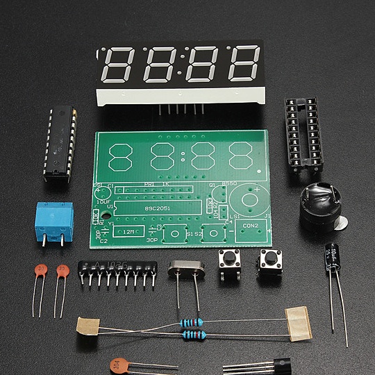 DIY komplekts elektronisko pulksteņu izgatavošanai