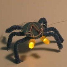 DIY žiariaci pavúk