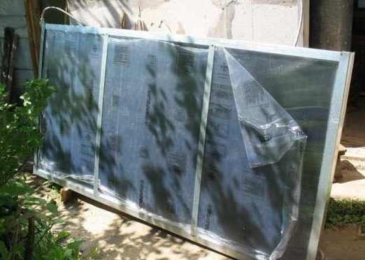 DIY solar cell polycarbonate kolektor