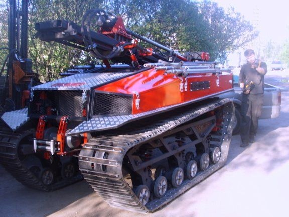 Tracked all-terrain vehicle 