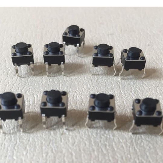 Pushbutton Switches with Long and Short Tails