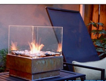 Homemade bio fireplace - comfort without soot and smoke