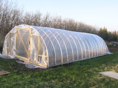 Do-it-yourself PVC greenhouse