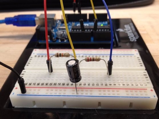 Controleer capaciteit met Arduino