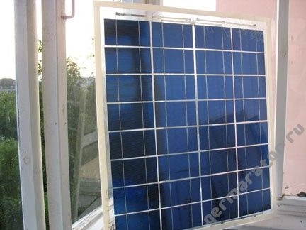 Pequeño panel solar casero de 50W