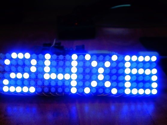 Arduino LED ขนาด 24x6