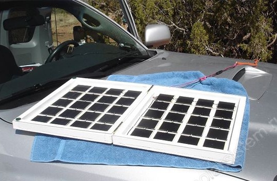 Opción de camping panel solar de 15 vatios