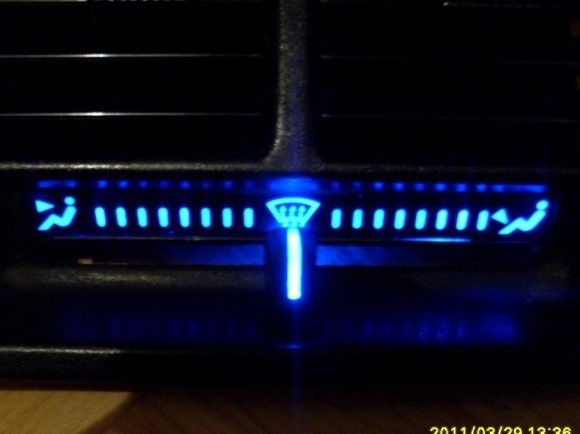 Как да направите подсветката на скалата за местоположение на амортисьора на печката на VAZ 2110