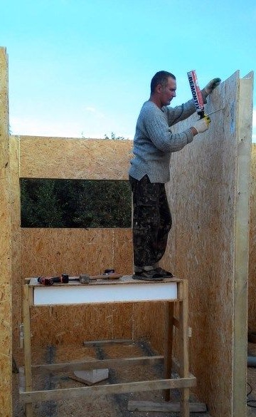 SIP panellerden kendin yap kır evi