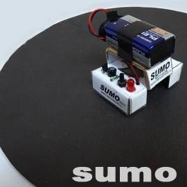 Ein einfacher Roboter für den Heimwerkerwettbewerb bei SUMO