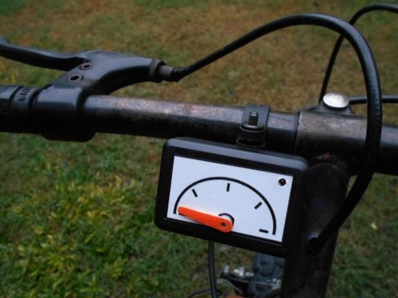 มาตรวัดความเร็วลูกศรสำหรับจักรยานบน Arduino