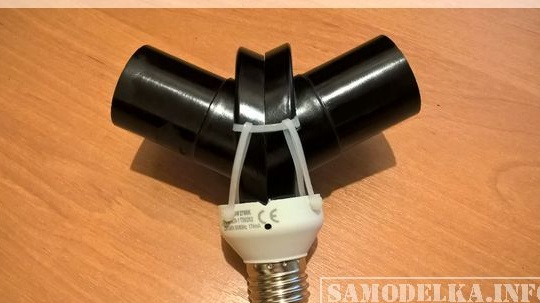DIY lamppupidike