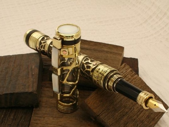 Ekskluzywny długopis steampunk