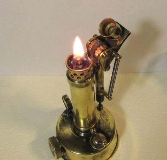 Making a steampunk desktop lighter