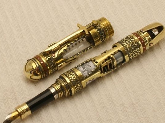 STEAMPEN pen stylized as a Middle Ages