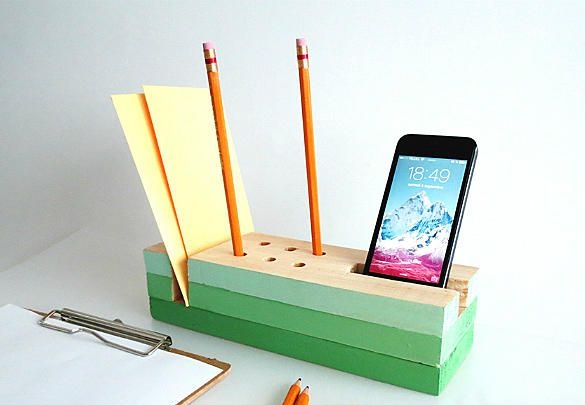 DIY wood organizer