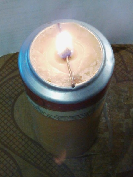 Originálna sviečka pre domácich majstrov