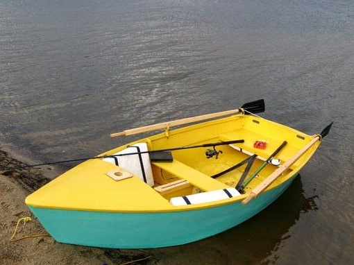 Barco de contrachapado casero