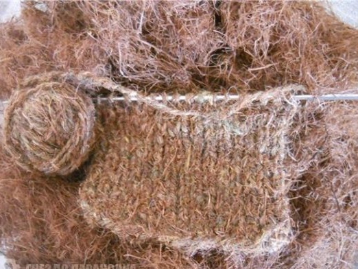 Forest wool from pine needles