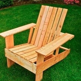 DIY trädgårdsstol