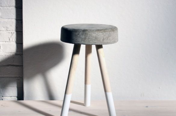 Mga naka-istilong stool na do-it-yourself