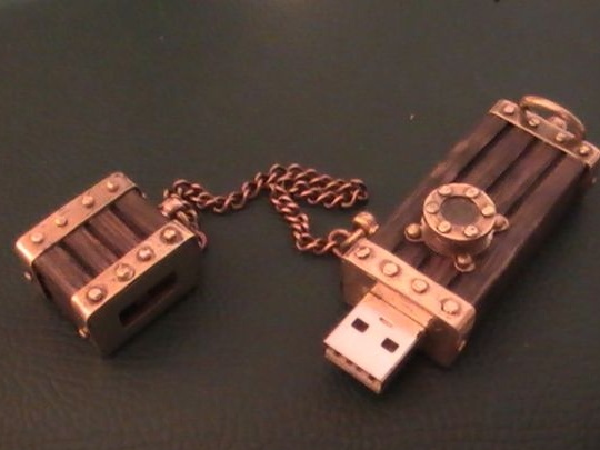 Do-it-yourself pirate flash drive