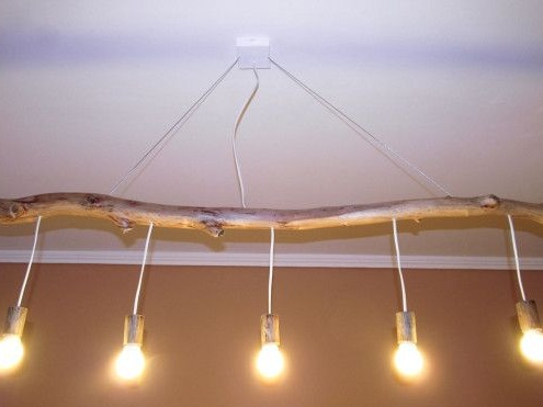 DIY zádrhová lampa
