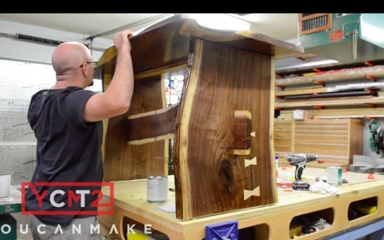 Mesa de madeira DIY
