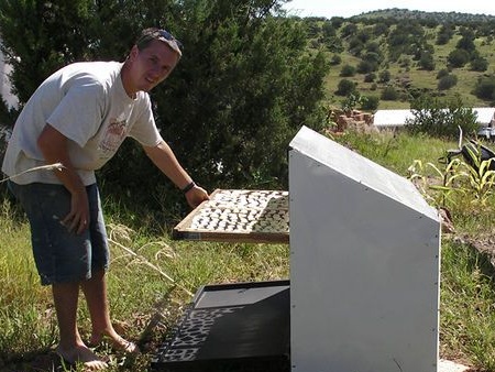 Secador solar caseiro para frutas e legumes