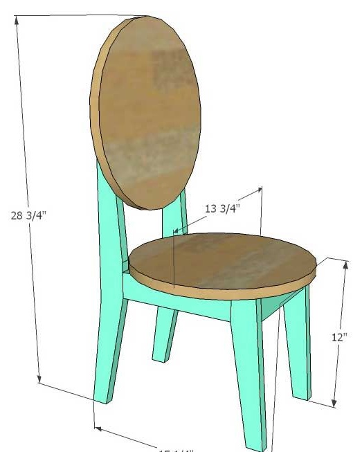How to make a wooden children's chair