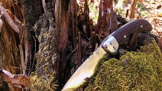 The coolest folding knife with snap button