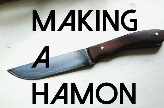 Wie man ein Messer mit japanischem Jamon macht