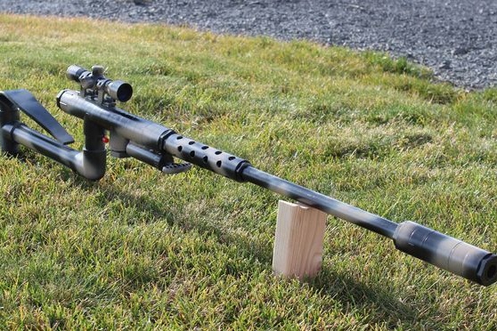 PVC pipe sniper rifle