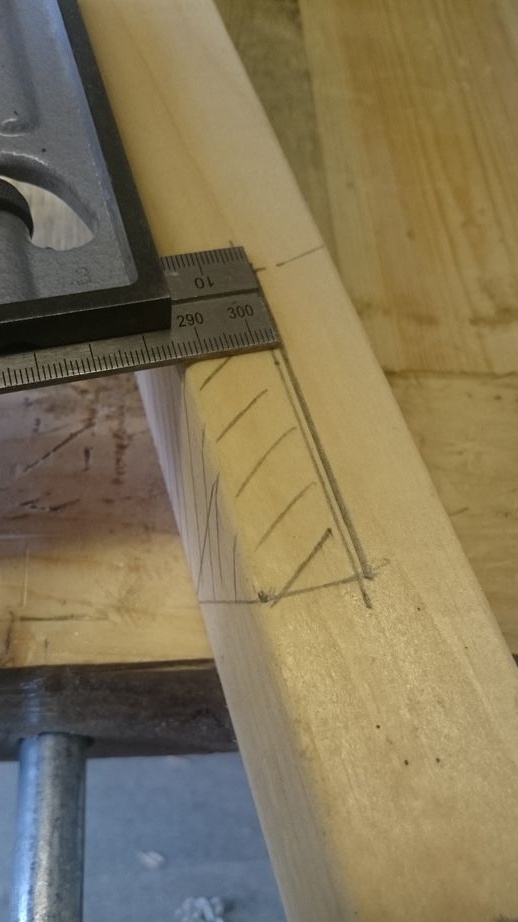 Log sawing attachment