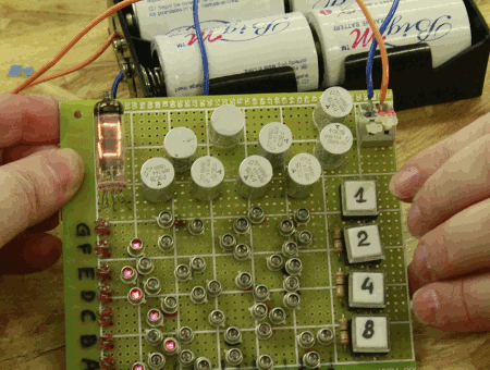 Relay-diode binary-seven-segment decoder