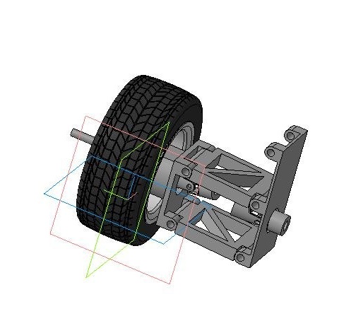 Radiografisch bestuurbaar jeepmodel