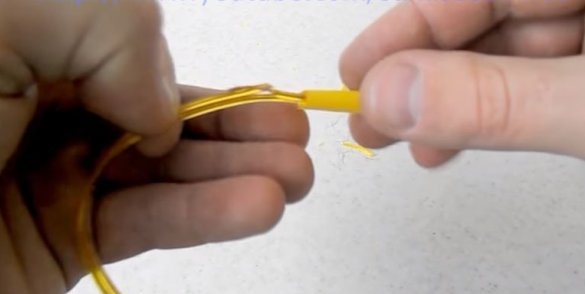 put the heat shrink tube on the connection