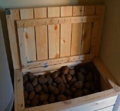 Boîte de rangement pour pommes de terre