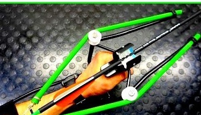 Do-it-yourself slingshot for arrows